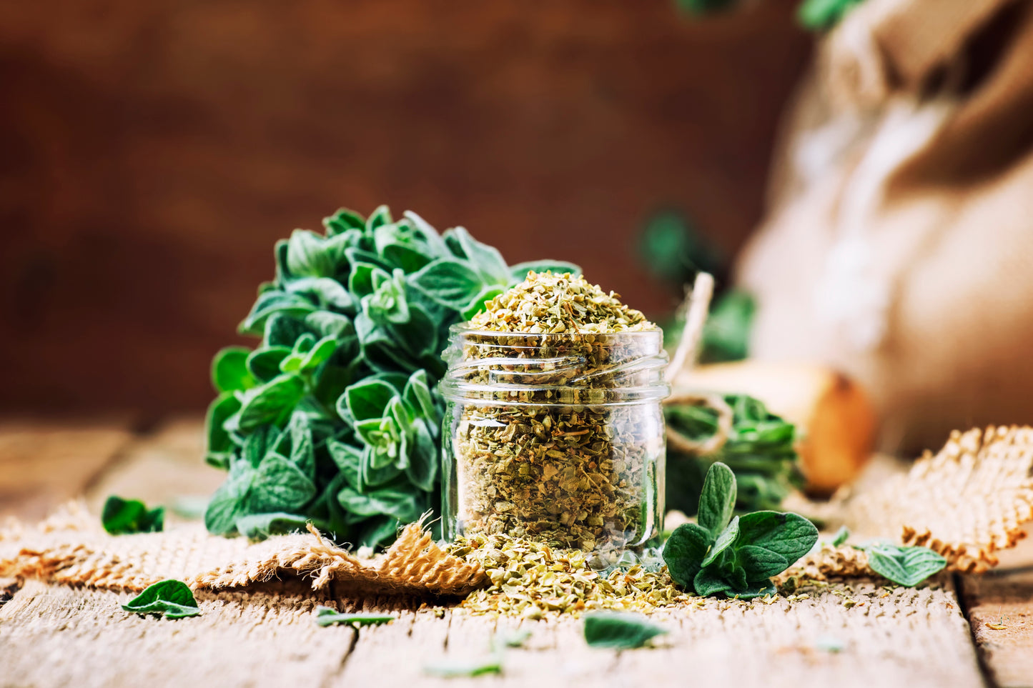 Dried organic Greek oregano from the Avias Ranch Estate